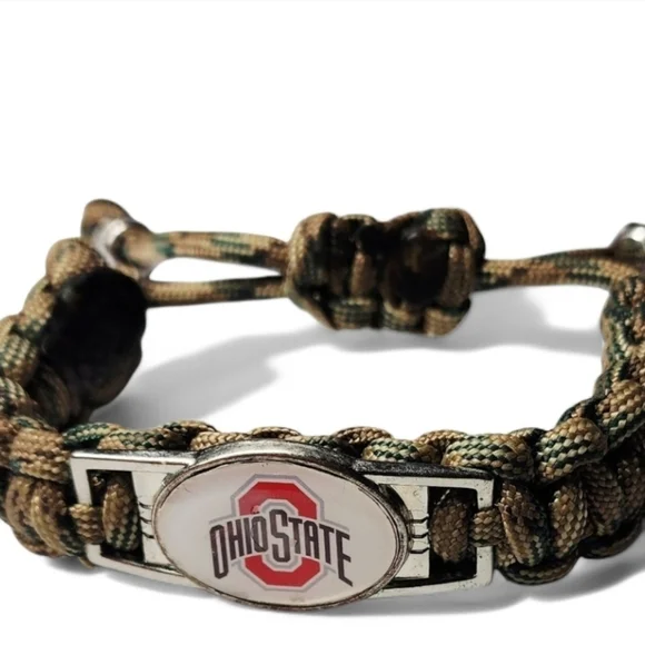 Ohio State Buckeyes Adjustable Charm Bracelet Fan Apparel & Souvenirs NCAA - Picture 2 of 3